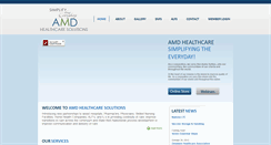Desktop Screenshot of amdhealthcaresolutions.com